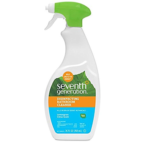 Seventh Generation Disinfecting Bathroom Cleaner Lemongrass Citrus Scent 26 fl oz