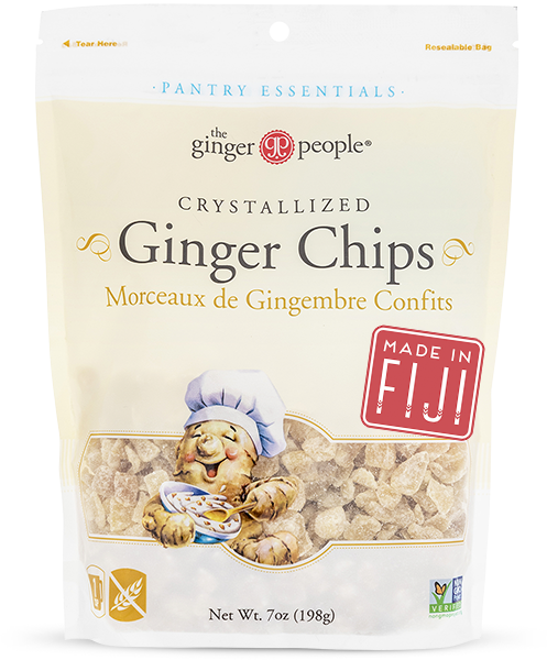 Ginger People Crystallized Ginger Chips 7 oz