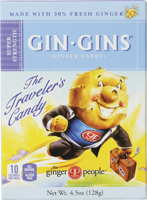 Ginger People Gin Gins Supper Strength Ginger Candy 4.5 oz
