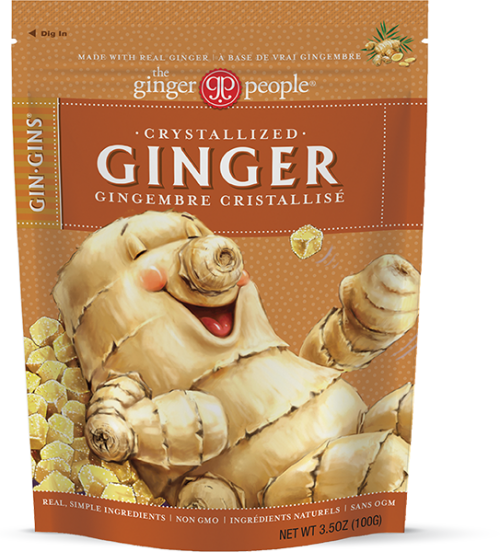 Ginger People Gin Gins Crystallized Ginger Candy Fiji ginger 3.5 oz