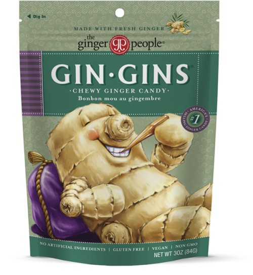 Ginger People Gin Gins Chewy Ginger Candy Original 3 oz