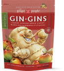 Ginger People Gin Gins Chew Ginger Candy Spicy Apple 3 oz