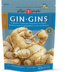 Ginger PeopleGin Gins Chewy Ginger Candy Peanut 3 oz