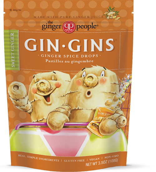Ginger People Gin Gins Ginger Spice Drops   3.5 oz
