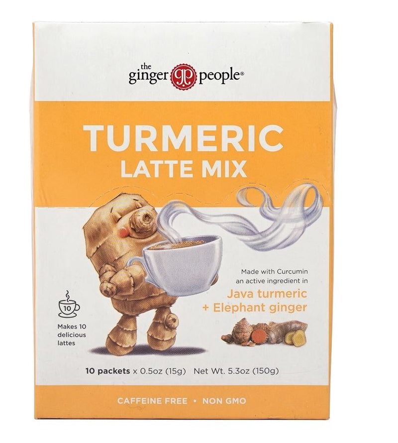 Ginger People Ginger Turmeric Latte Mix 10 Packets