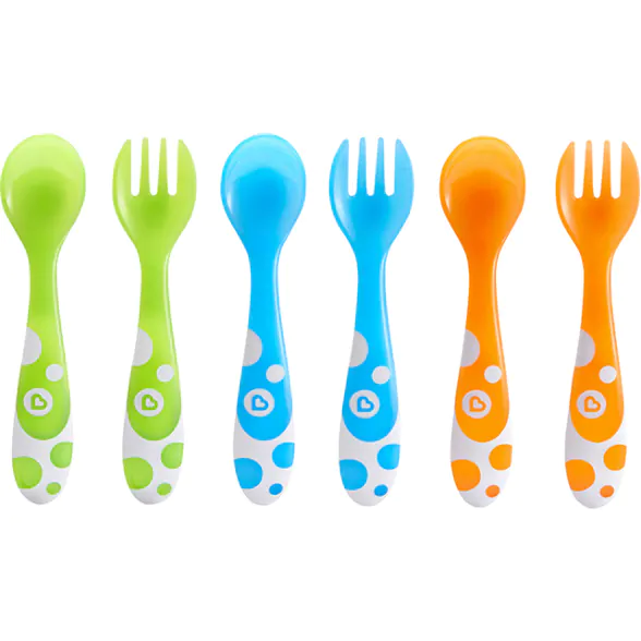 Munchkin 6 Multi Forks & Spoons 6 Product