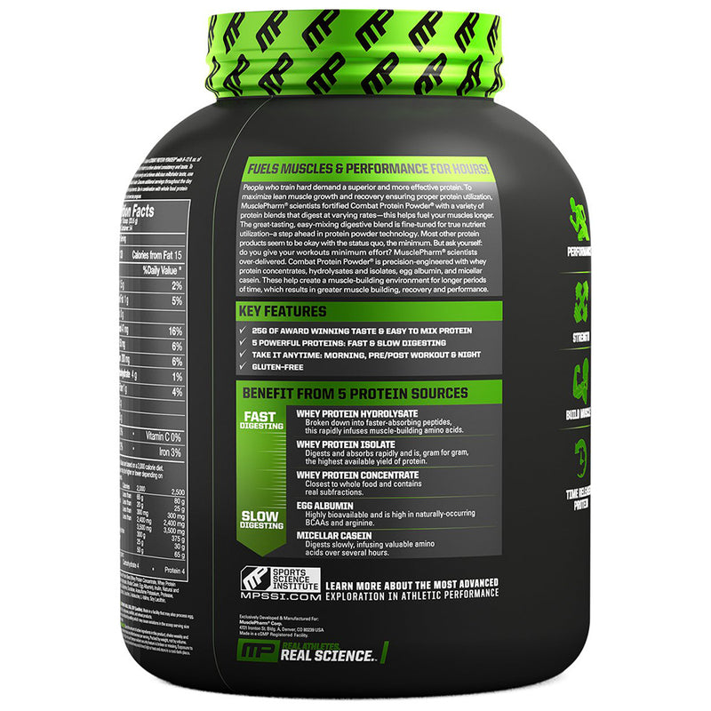 Musclepharm Combat Protein Powder Vanilla 4 lb