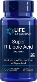 Life Extension Super R-Lipoic Acid 240 mg 60 Veg Capsules