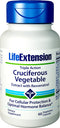 Life Extension Triple Action Cruciferous Vegetable Extract with Resveratrol 60 Veg Capsules