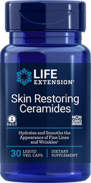 Life Extension Skin Restoring Ceramides 30 Veg Capsules