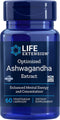 Life Extension Optimized Ashwagandha Extract 60 Veg Capsules