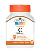 21st Century Chewable Vitamin C 500 mg 110 Tablets