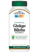 21st Century Ginkgo Biloba Extract 200 Veg Capsules