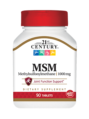 21st Century MSM 1,000 mg 90 Tablets