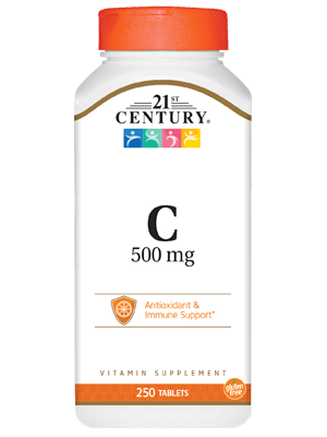 21st Century Vitamin C 500 mg 250 Tablets