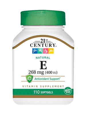 21st Century Natural Vitamin E 268 mg (400 IU) 110 Softgels
