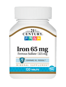 21st Century Iron 65 mg 120 Tablets