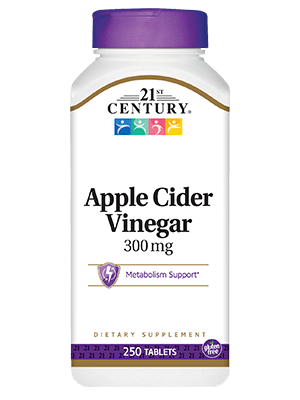 21st Century Apple Cider Vinegar 300 mg 250 Tablets
