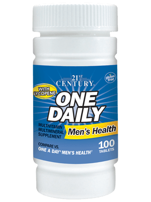 21st Century One Daily Men's Health 100 Tablets