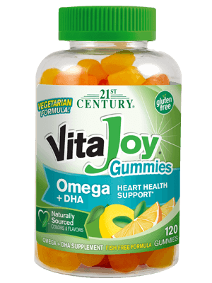 21st Century VitaJoy Omega + DHA 120 Gummies