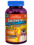 21st Century Zoo Friends Multi Gummies Plus Extra C 150 Gummies