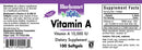 Bluebonnet Nutrition Vitamin A 10,000 IU 100 Softgels