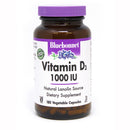 Bluebonnet Nutrition Vitamin D3 1,000 IU 180 Veg Capsules
