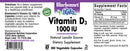 Bluebonnet Nutrition Vitamin D3 1,000 IU 180 Veg Capsules