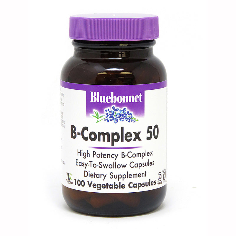 Bluebonnet Nutrition B-Complex 50 100 Veg Capsules