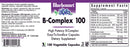 Bluebonnet Nutrition B-Complex 100 100 Veg Capsules