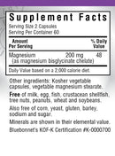 Bluebonnet Nutrition Albion Chelated Magnesium 120 Veg Capsules