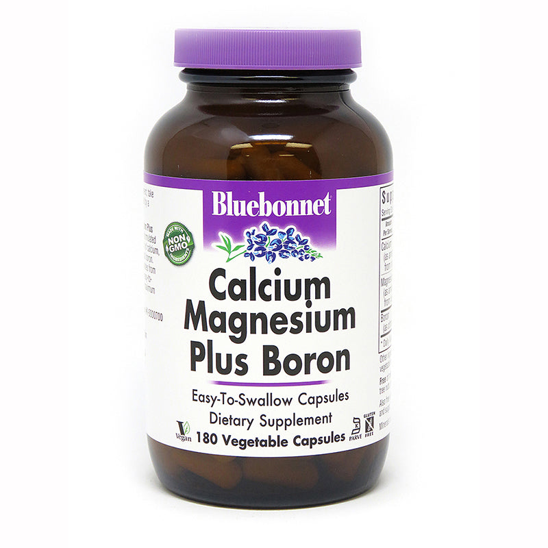 Bluebonnet  Nutrition Calcium Magnesium Plus Boron 90 Veg Capsules