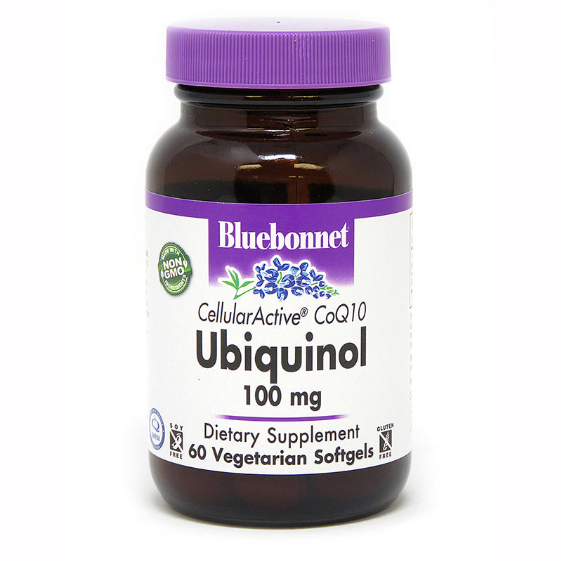 Bluebonnet Nutrition CelluarActive CoQ10 Ubiquinol 100 mg 60 Veg Softgels