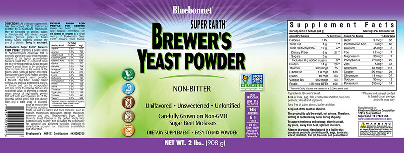 Bluebonnet Nutrition Brewer's Yeast 2 lb