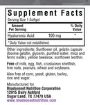 Bluebonnet Nutrition Beautiful Ally Hyaluronic Acid 100 mg 90 Softgels