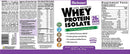 Bluebonnet Nutrition Whey Protein Isolate Powder Original 2.2 lb