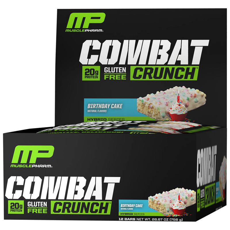Musclepharm Combat Crunch Birthday Cake 12 Bars