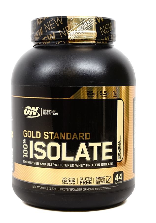 Optimum Nutrition Gold Standard 100% Isolate Rich Vanilla 2.91 lb
