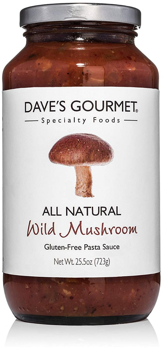 Dave's Gourmet All Natural Wild Mushroom Pasta Sauce 25.5 oz