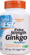 Doctor's BEST Extra Strength Ginkgo 120 mg 120 Veg Capsules