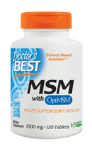 Doctor's Best MSM 1,500 mg 120 Tablets