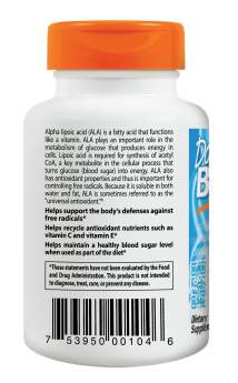 Doctor's Best Alpha Lipoic Acid 150 mg 120 Veg Capsules