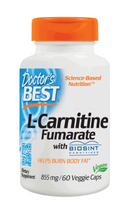 Doctor's Best L-Carnitine Fumarate 60 Veg Capsules