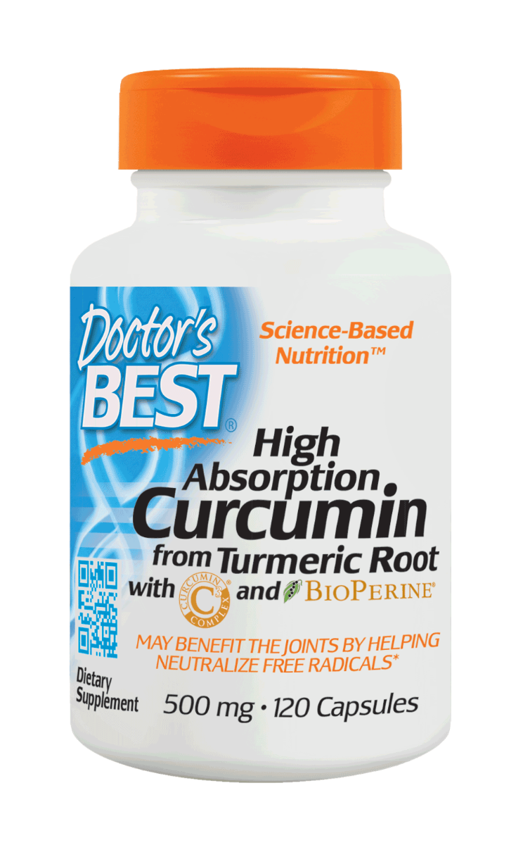 Doctor's BEST High Absorption Curcumin 500 mg 120 Capsules