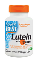 Doctor's Best Lutein 10 mg 120 Veg Capsules