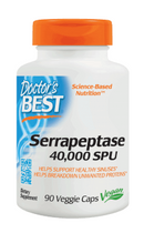 Doctor's Best Serrapeptase 40,000 SPU 90 Veg Capsules