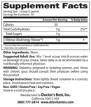 Doctor's Best Pure D-Ribose with BioEnergy Ribose Powder 8.8 oz