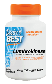 Doctor's Best Lumbrokinase 20 mg 60 Veg Capsules