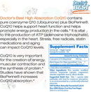 Doctor's BEST High Absorption CoQ10 with Bio Perine 100 mg 120 Veg Capsules