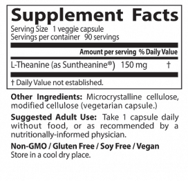Doctor's Best L-Theanine with Suntheanine 150 mg 90 Veg Capsules
